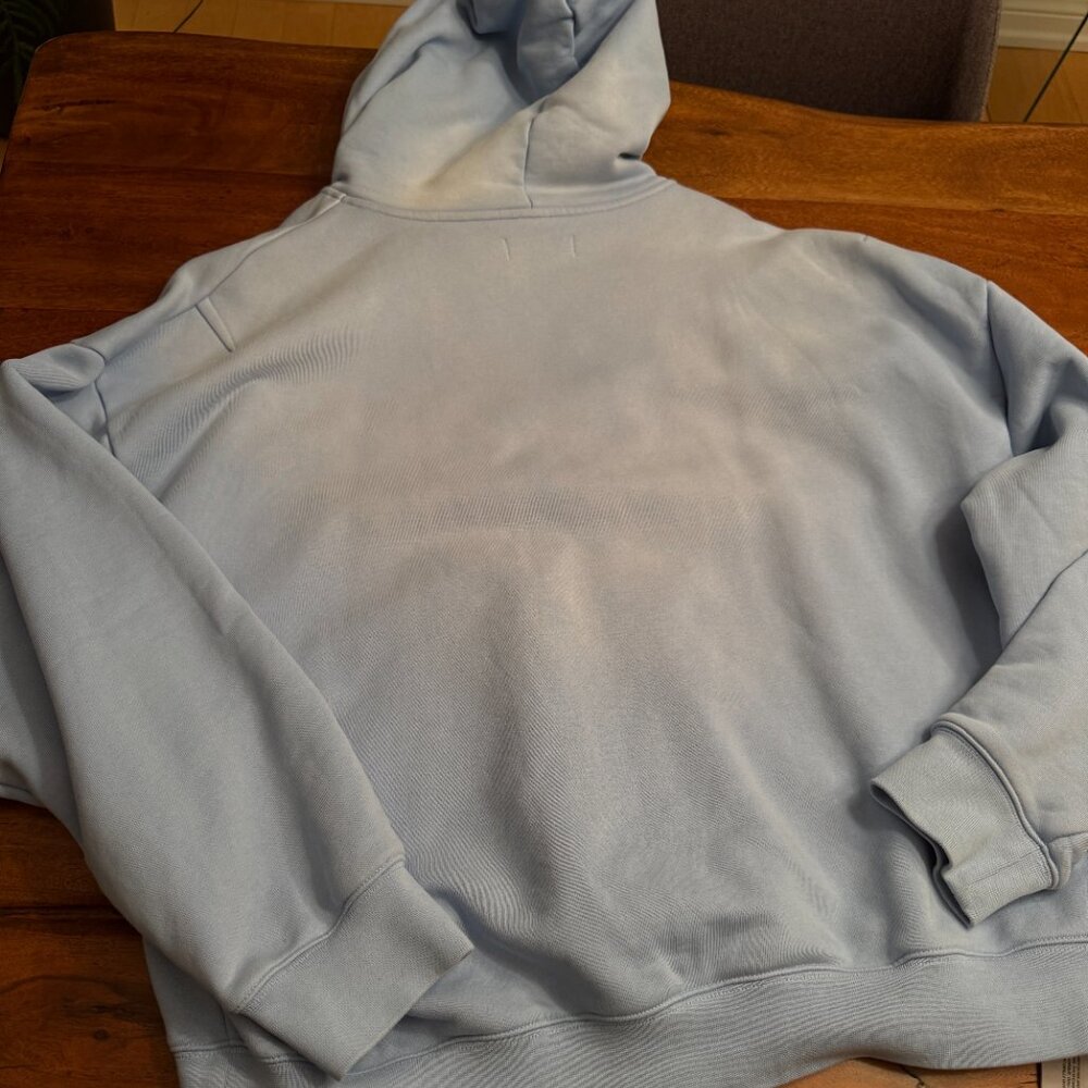 Purple Brand Light Blue Hoodie with Ombre faded finish XXL oversized - Picture 2 of 4